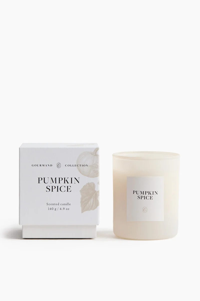 H&M Scented candle in glass holder
