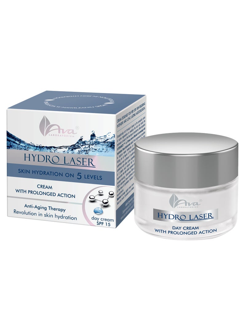 أفا هيدرو ليزر كريم نهاري بترطيب طويل المفعول بمعامل حماية 15 - 50 مل - Image 1