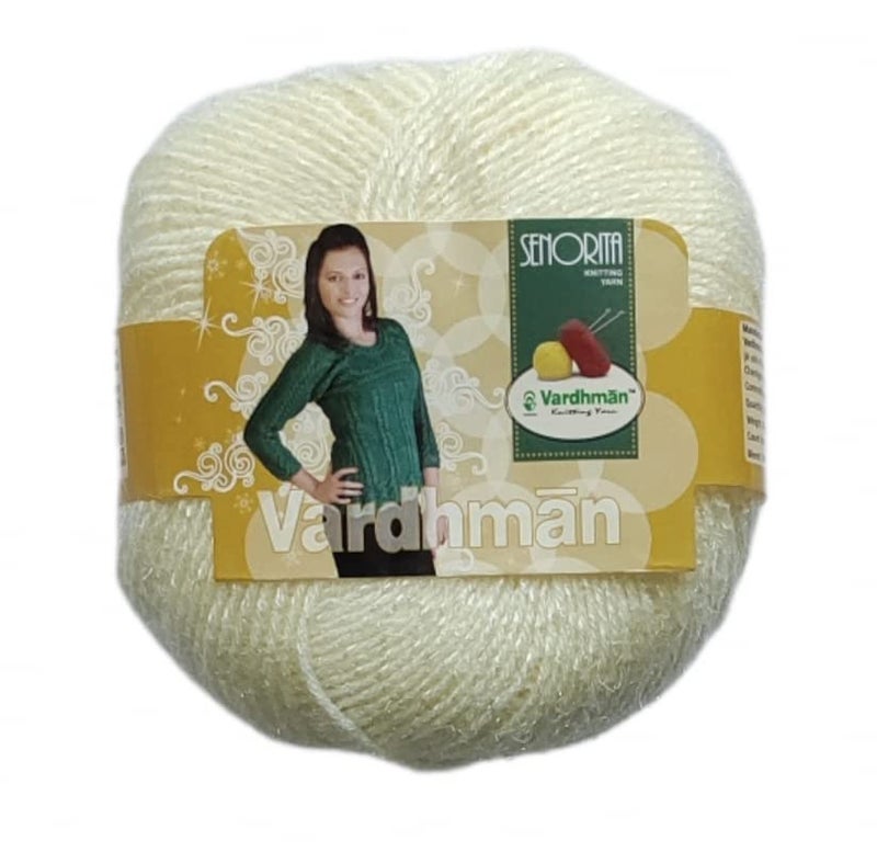 KYSS Vardhman Senorita Wool 300 gm 50 gram Each Ball Hand Knitting Art Craft Soft Fingering Crochet Hook Yarn Needle Acrylic Thread Dyed Shade no2 - Image 1
