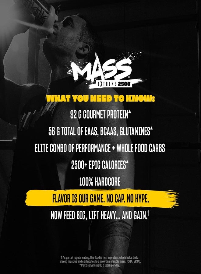 Mutant Mass Extreme Gainer, Whey Protein Powder, Triple Chocolate, 6 lbs - Image 5