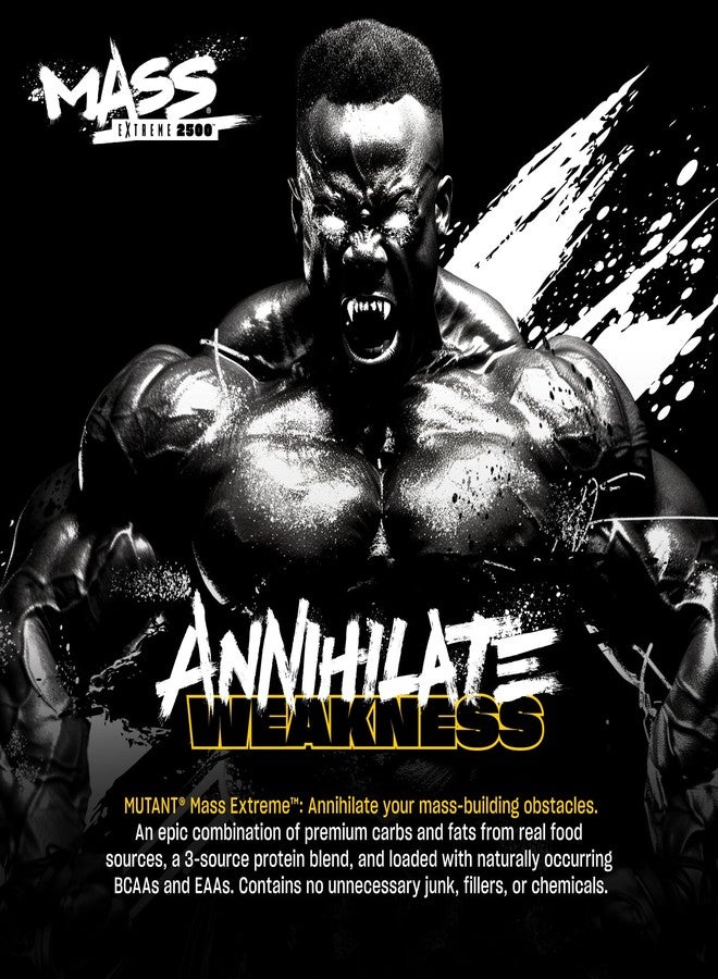 Mutant Mass Extreme Gainer, Whey Protein Powder, Triple Chocolate, 6 lbs - Image 4