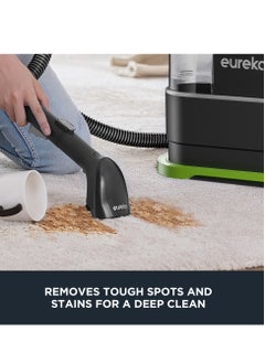 EUREKA منظف السجاد EUREKA Spot &amp; Stain، مكنسة كهربائية محمولة خفيفة الوزن ومتعددة الأسطح للأريكة ومقاعد السيارة مع خزانين للمياه  - Image 3