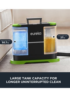EUREKA منظف السجاد EUREKA Spot &amp; Stain، مكنسة كهربائية محمولة خفيفة الوزن ومتعددة الأسطح للأريكة ومقاعد السيارة مع خزانين للمياه  - Image 5