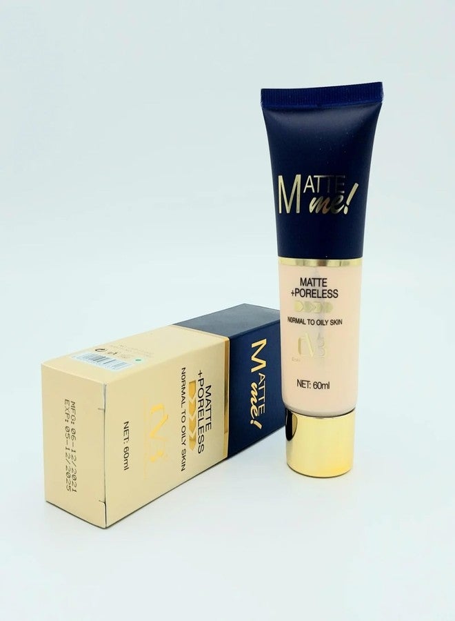 سي في بي كريم أساس CVB Matte+Poreless للبشرة العادية إلى الدهنية (03 بيج طبيعي) - Image 5