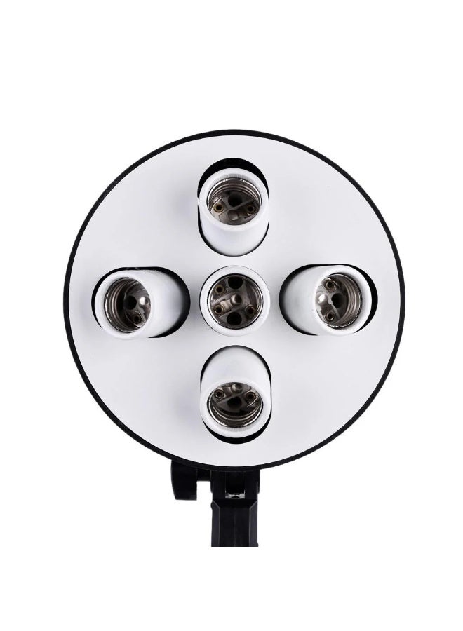 عام General soft box with 5 lamp holder TL-5 with Stand WT 801 - Image 4