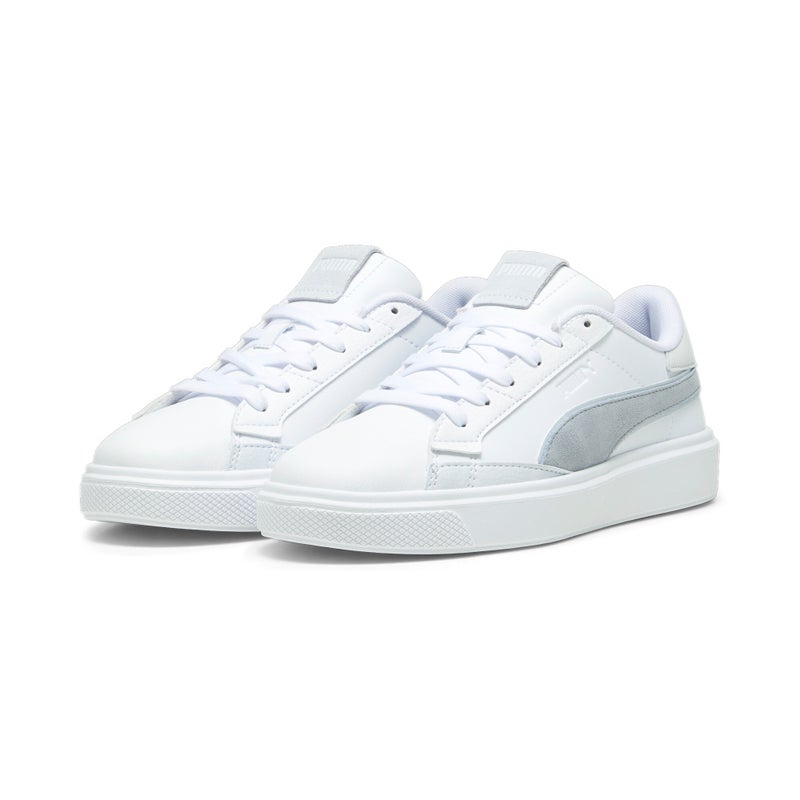 PUMA Lajla PRM Womens White Grey Sneakers - Image 2