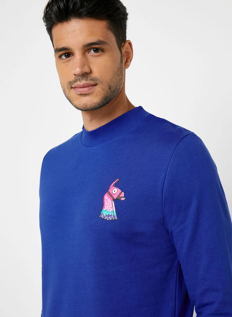 JACK & JONES Fortnite Regular Fit Sweatshirt