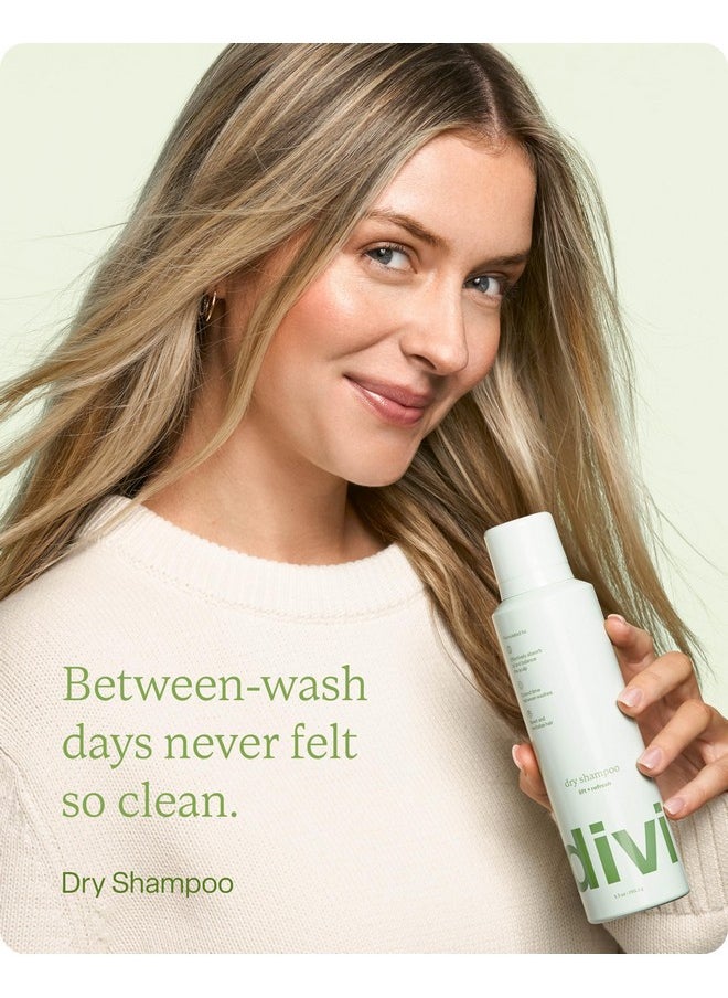 DiVi - divi Dry Shampoo Spray for Women - Formulated to Absorb Oil, Balance the Scalp and Extend Time Between Washes - Free of Benzene, Butane, Propane and Talc, 5.3oz (1 Pack) - Image 1