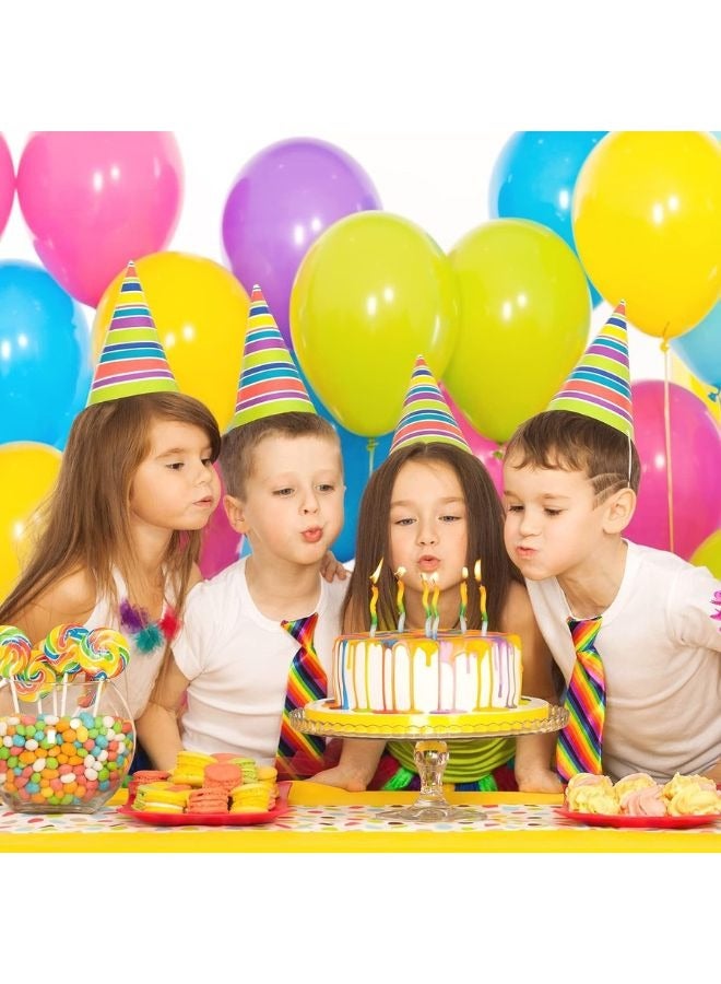 100 بالون نيون فائق الإضاءة بالأشعة فوق البنفسجية UV - بالونات لاتكس سميكة متعددة الألوان تتوهج في الظلام وتتفاعل مع الضوء الأسود | مستلزمات مثالية لحفلات النيون المتوهجة وأعياد الميلاد وديكورات الزفاف والحفلات المضيئة | مزيج قوس قزح فاخر لتأثير بصري مبهر - Image 2