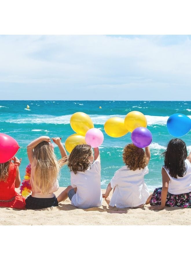 100 بالون نيون فائق الإضاءة بالأشعة فوق البنفسجية UV - بالونات لاتكس سميكة متعددة الألوان تتوهج في الظلام وتتفاعل مع الضوء الأسود | مستلزمات مثالية لحفلات النيون المتوهجة وأعياد الميلاد وديكورات الزفاف والحفلات المضيئة | مزيج قوس قزح فاخر لتأثير بصري مبهر - Image 5