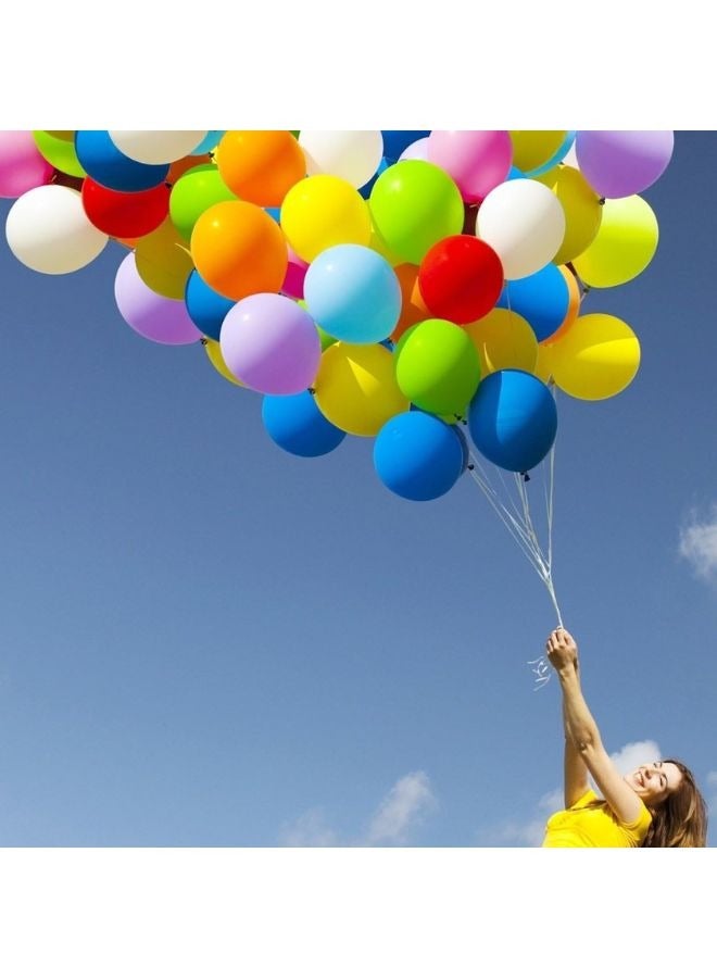 100 بالون نيون فائق الإضاءة بالأشعة فوق البنفسجية UV - بالونات لاتكس سميكة متعددة الألوان تتوهج في الظلام وتتفاعل مع الضوء الأسود | مستلزمات مثالية لحفلات النيون المتوهجة وأعياد الميلاد وديكورات الزفاف والحفلات المضيئة | مزيج قوس قزح فاخر لتأثير بصري مبهر - Image 3