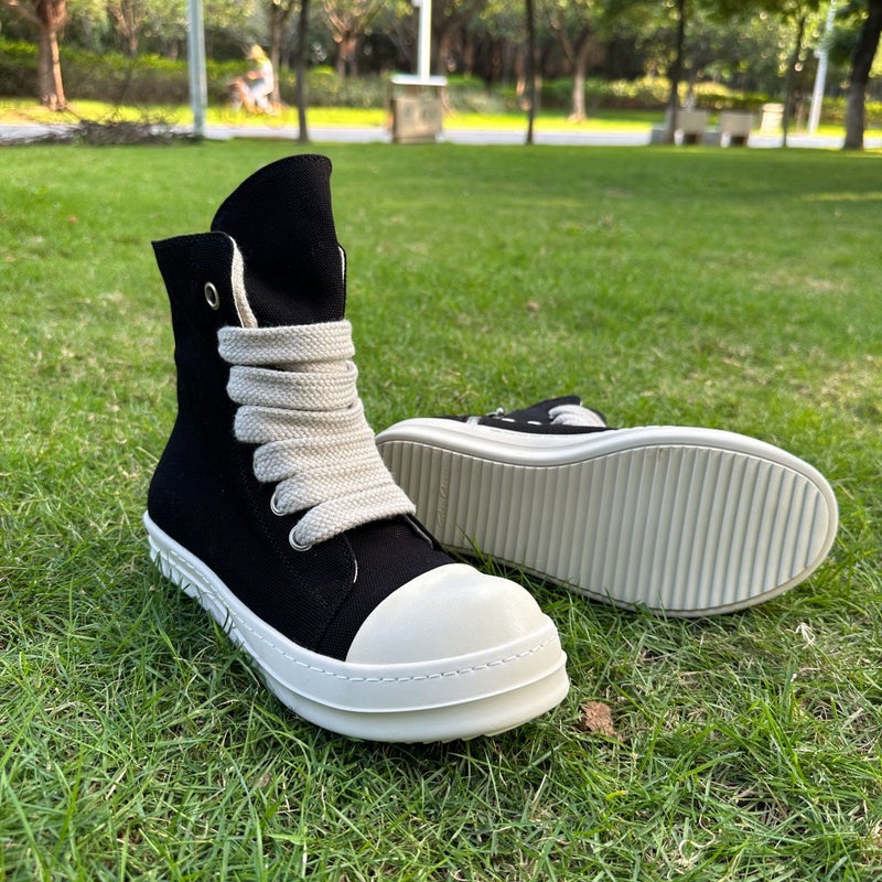 Unisex Breathable Canvas Sneakers with Cushioned Insole and Non-Slip Rubber Sole - Image 4