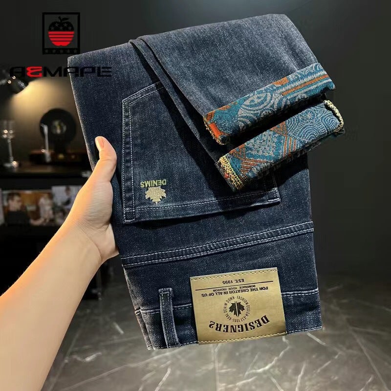 Unisex Casual Daily Denim Jeans - Image 1