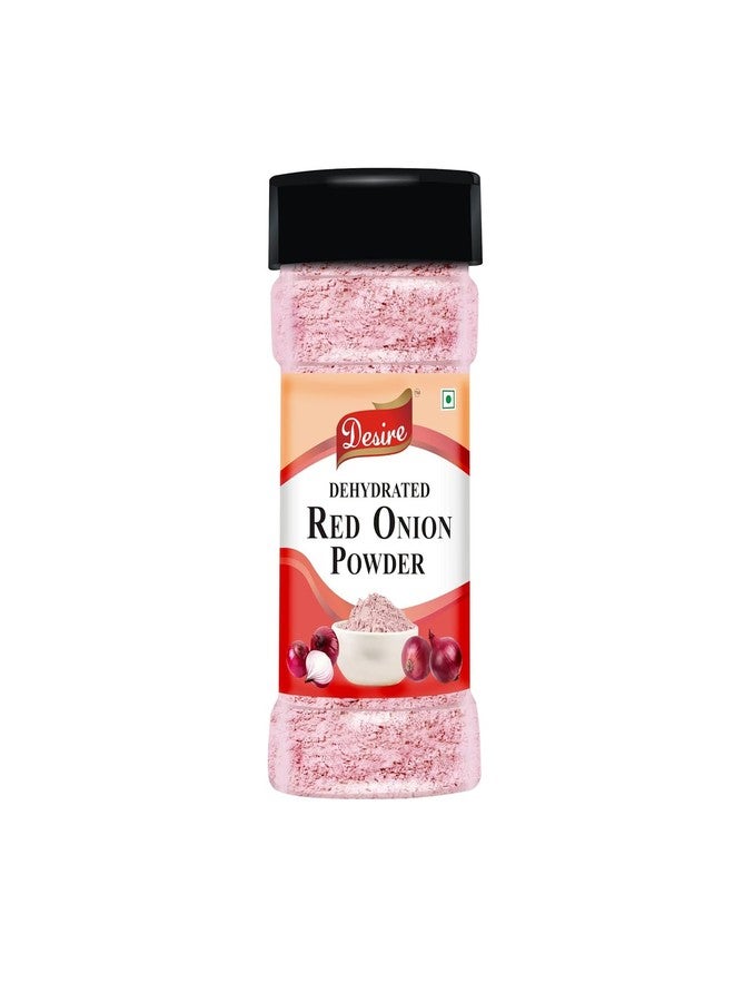 Desire Red Onion Powder 100 Gram |Pure & Natural Dehydrated Red Onion Powder | Ideal for Cooking, Seasoning & Spices | No Additives - Image 1
