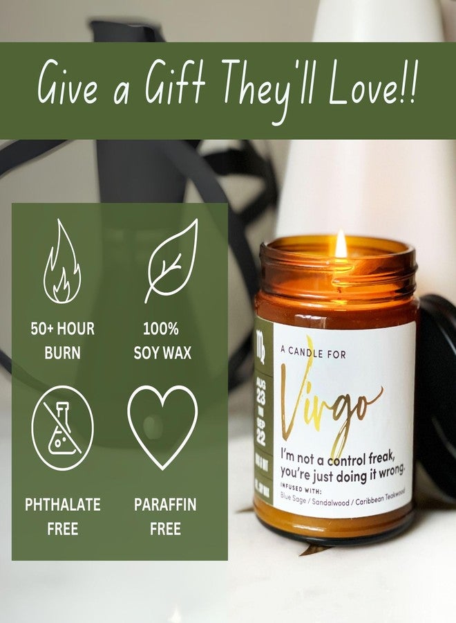 Wax & Wit Taurus Gifts for Women, Zodiac Astrology Gifts for Women, Zodiac Candle, April May Birthday Gift for Woman, Horoscope Gift – 9oz, 50Hr Burn, Soy Wax - Image 4