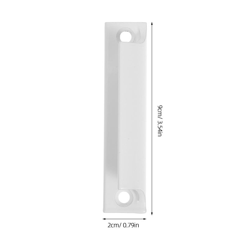 White Aluminum Alloy Kitchen Cabinet Handles 2 Pieces Small Drawer Pulls Decorative Furniture - Image 3