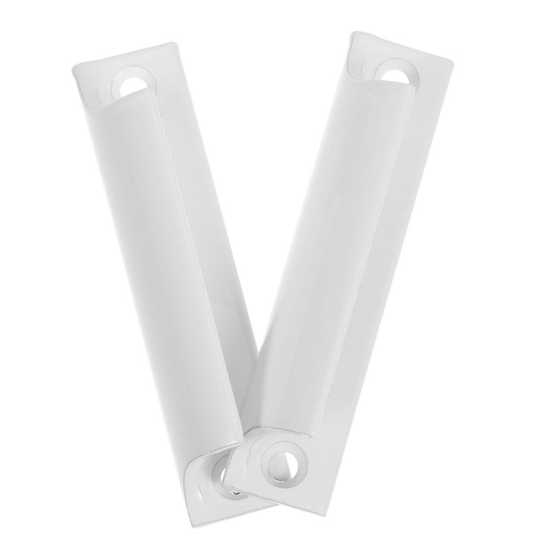 White Aluminum Alloy Kitchen Cabinet Handles 2 Pieces Small Drawer Pulls Decorative Furniture - Image 2