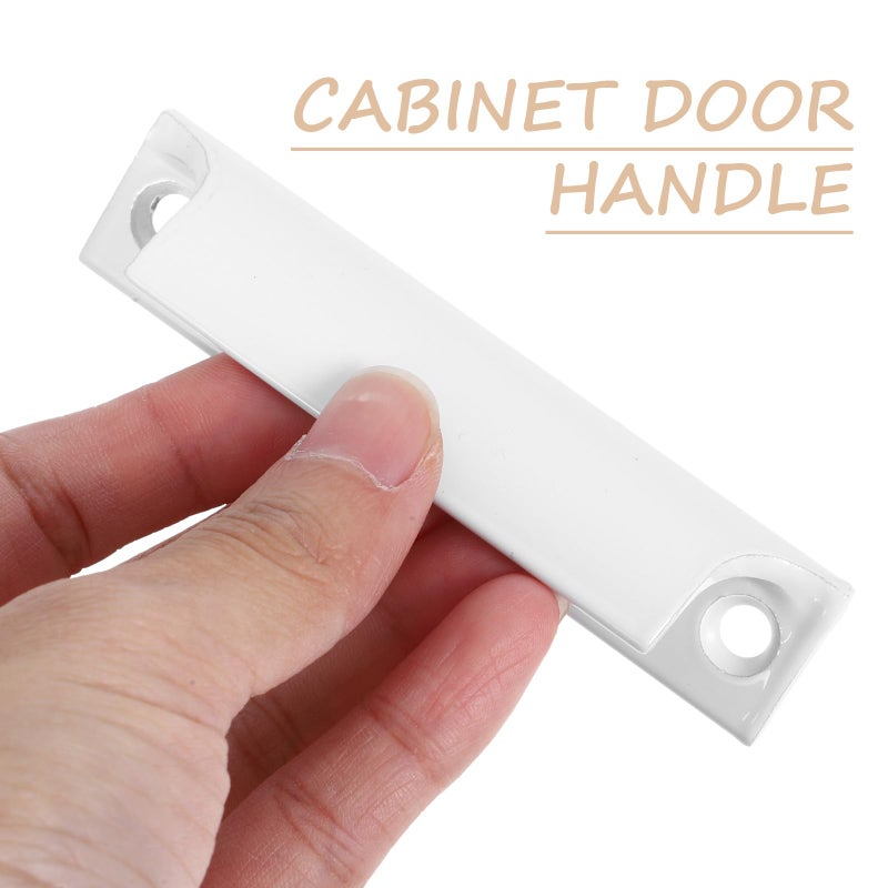 White Aluminum Alloy Kitchen Cabinet Handles 2 Pieces Small Drawer Pulls Decorative Furniture - Image 4