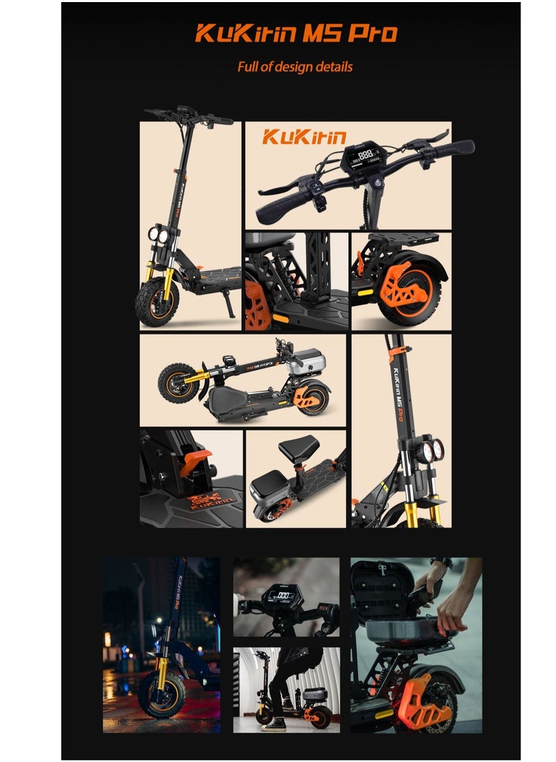 KugooKirin - Electric Scooter Kugoo Kirin M5 Pro 1000W powerful motor and 20Ah large battery 48 V Folding speed up to 52km - Image 1