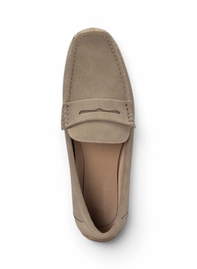 Bata Brown Classic Formal Slip-On Shoes for Men | Best Price UAE