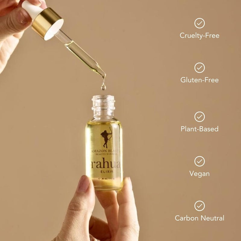Rahua Elixir 1 Fl Oz - Pure Rahua Hair Oil for Healthy, Naturally Radiant Hair, Repairs and Restores Dry and Damaged Hair - Image 5
