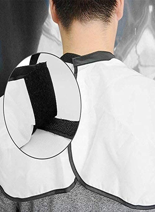 STACKRAID Beard Bib Hair Catcher Apron - Beard Hair Catcher and Grooming Apron for Men Shaving | Comes with 2 suction hooks | WHITE - 1 - Image 4