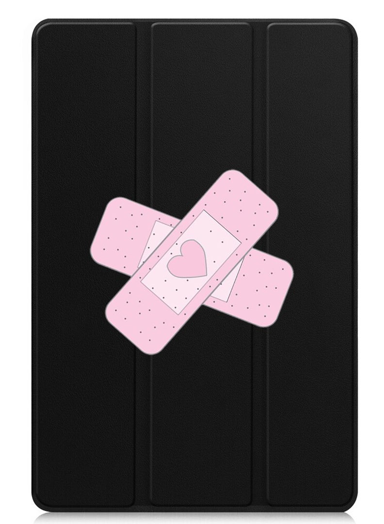 Theodor Protective Flip Case For Lenovo Xiaoxin Pad (2024) With Trifold Stand Auto Wake Sleep Shockproof Cover Bandaid - Image 1