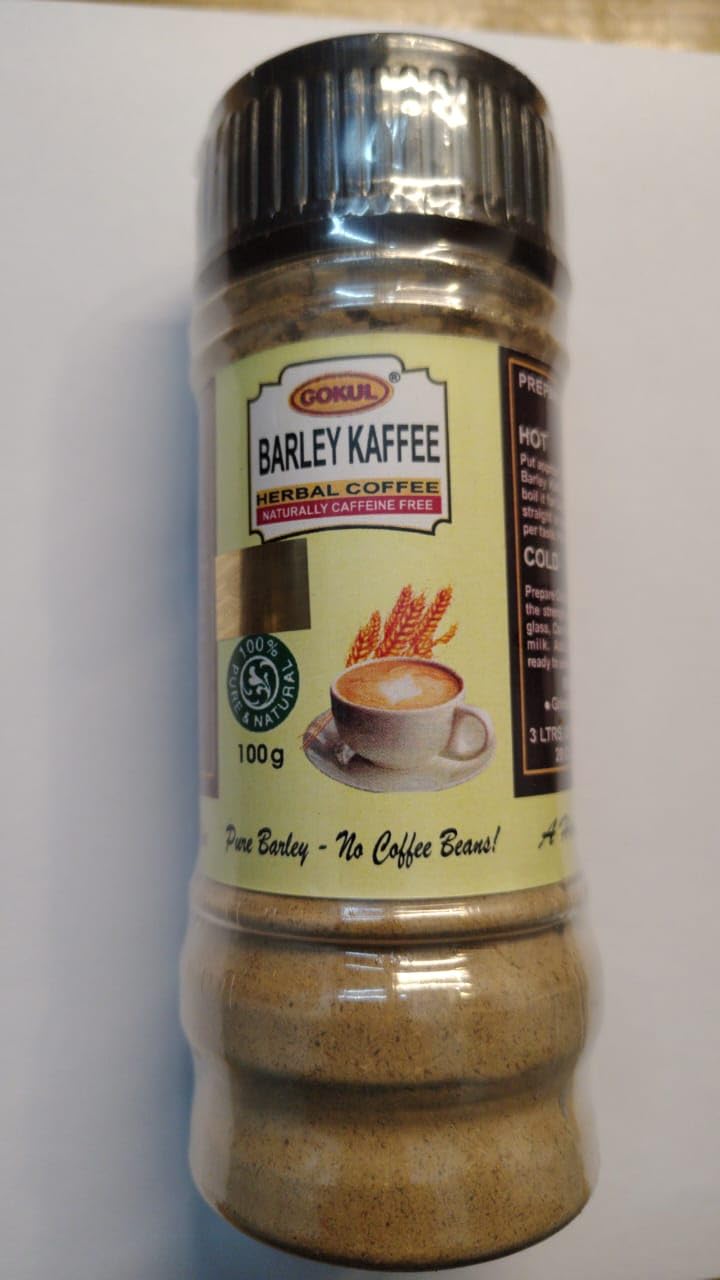 Gokul Barley Kaffee, Caffeine-Free Herbal Coffee Alternative, 100g, COFFEE POWDER - Set of 3,100 Gram Each - Image 2