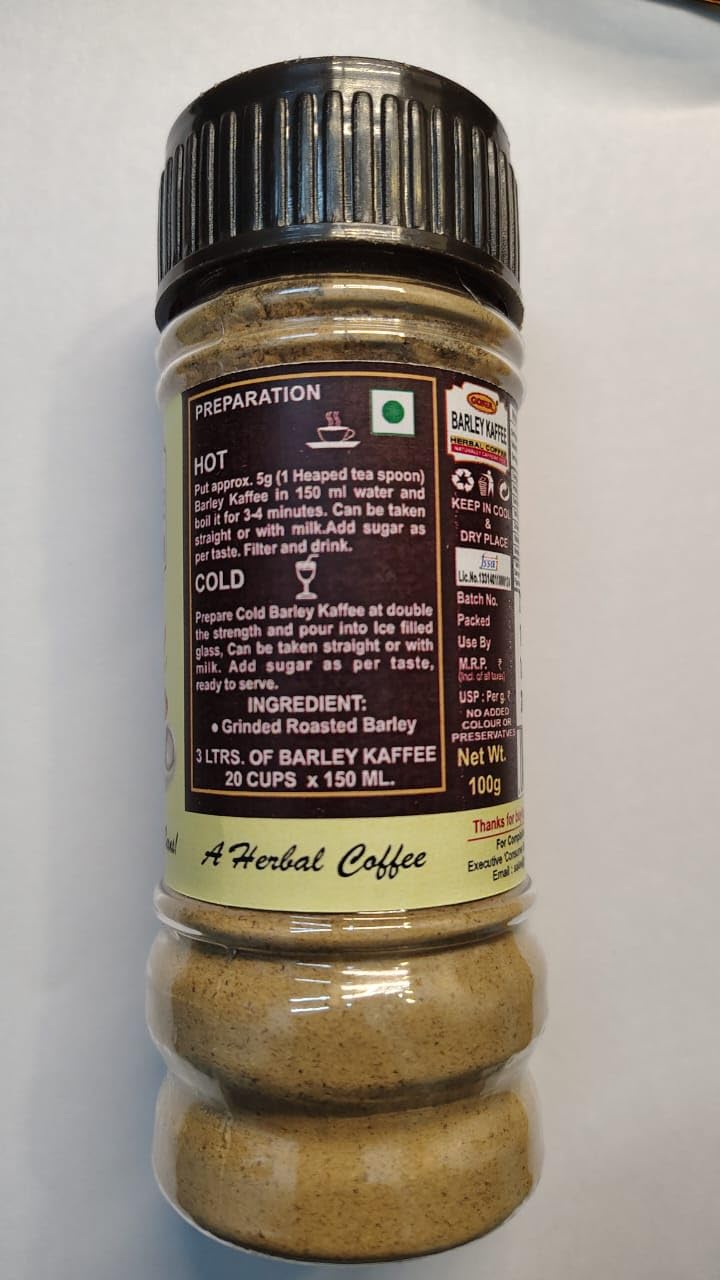 Gokul Barley Kaffee, Caffeine-Free Herbal Coffee Alternative, 100g, COFFEE POWDER - Set of 3,100 Gram Each - Image 4