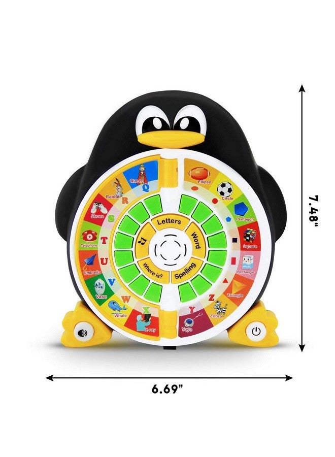 بوكسيكي كيدز ألعاب تعليمية وتعليمية من Penguin Power ABC لمرحلة ما قبل المدرسة - أنشطة تعليمية لمرحلة ما قبل المدرسة، ألعاب لتعلم الحروف الأبجدية والكلمات والتهجئة والأشكال والاختبارات والأغاني - ألعاب تعليمية للأولاد والبنات من سن 3 سنوات فما فوق - Image 3