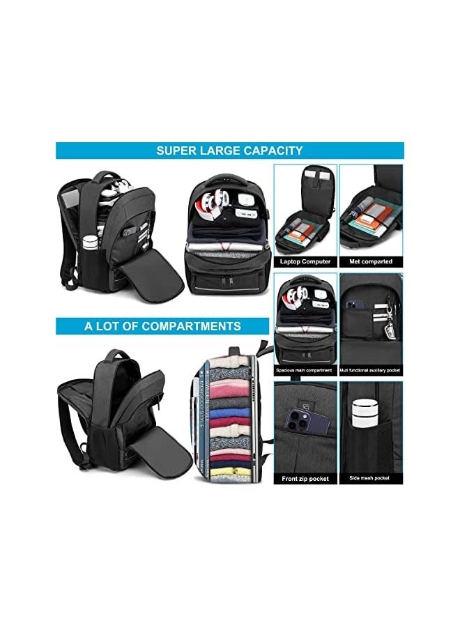 CAFELE Anti-Theft Laptop Backpack USB Travel Computer Backpack College Bookbag School Backpack
