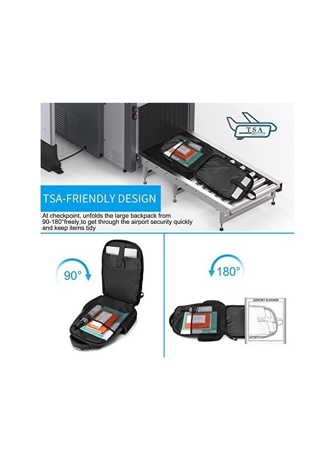 CAFELE Anti-Theft Laptop Backpack USB Travel Computer Backpack College Bookbag School Backpack