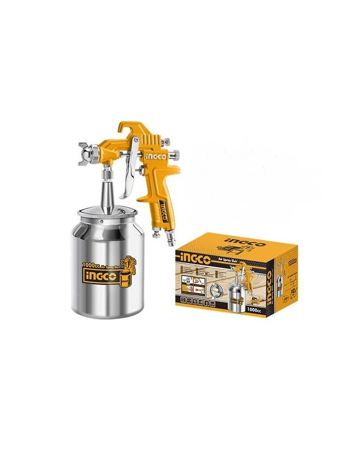 INGCO INGCO Air Spray Gun ASG3105 – 1 000 cc Pneumatic Base-Coat Sprayer with 1.8 mm Nozzle & Multi-Type Connectors - Image 5