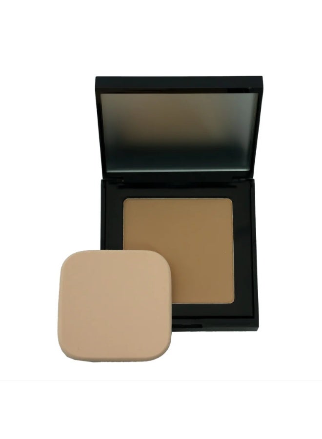 IDA Beauty Glam It! Perfect Full Coverage Matte Powder Pressed Foundation | 2-in-1 Setting & Foundation | Matte Finish, Long-Lasting, Lightweight | Vegan, Halal, Cruelty-Free (Ona 02) - Image 2