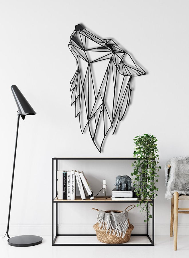 Geometric Wolf Head Wall Art  - Image 1