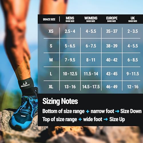 BioSkin TriLok Ankle Brace for Women & Men - Ankle Brace for Sprained Ankle, Plantar Fasciitis Relief, Foot Arch Support, Peroneal Tendonitis Relief, & PTTD Support, HSA or FSA Eligible (Large) - Image 2