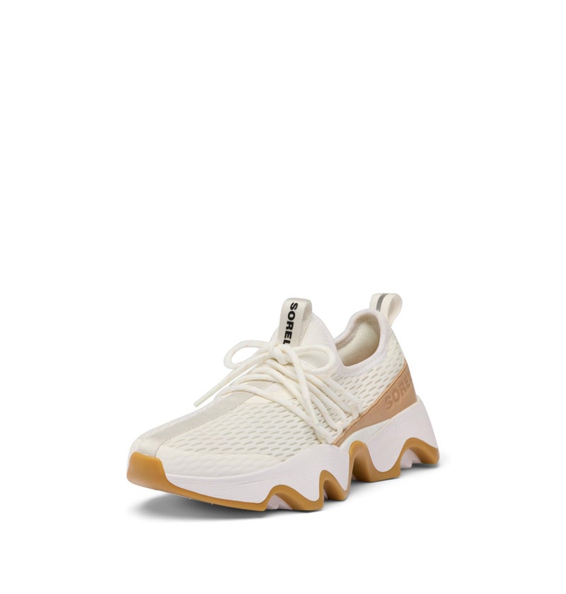 Sorel Women's Kinetic Impact II Lace Sneaker, Sea Salt/Gum 16, 10 - Image 1