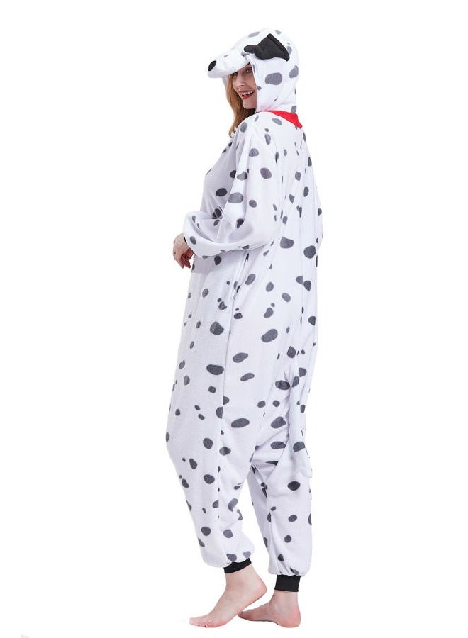 Magicalani Dalmatian Dog Onesie Pajamas for Adults - Unisex Animal Cosplay Sleepwear, Christmas Halloween Costume - Image 5