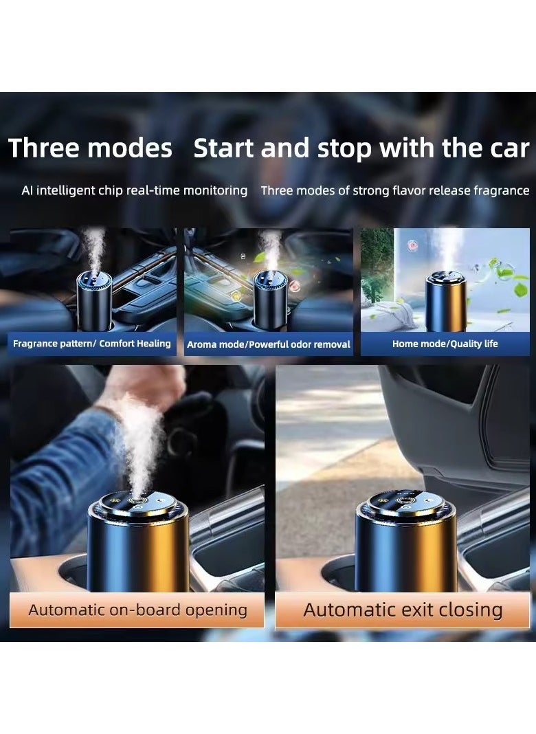 ELTRAZONE Car Diffuser Humidifier with LED Light - Aromatherapy Diffuser Air Freshener, Auto Sensor, Fast Charging, Adjustable Fragrance - Image 2