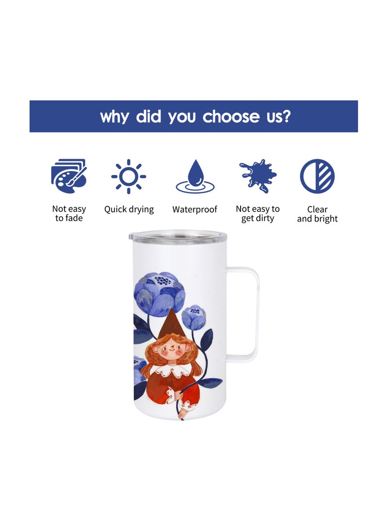 SYOSI ورق السوبليمان 100 ورقة ورق نقل حراري 8.5x11 بوصة، مناسب لتخصيص أكواب، قمصان ذات الألوان الفاتحة وأشياء أخرى للسوبليمان، متوافق مع طابعة السوبليمان النافثة للحبر 105غ - Image 4