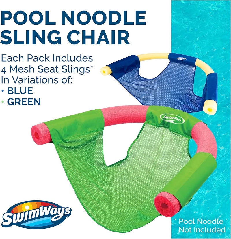 SwimWays Noodle Sling - Floating Pool Chair (Styles and Colors May Vary) - Image 2
