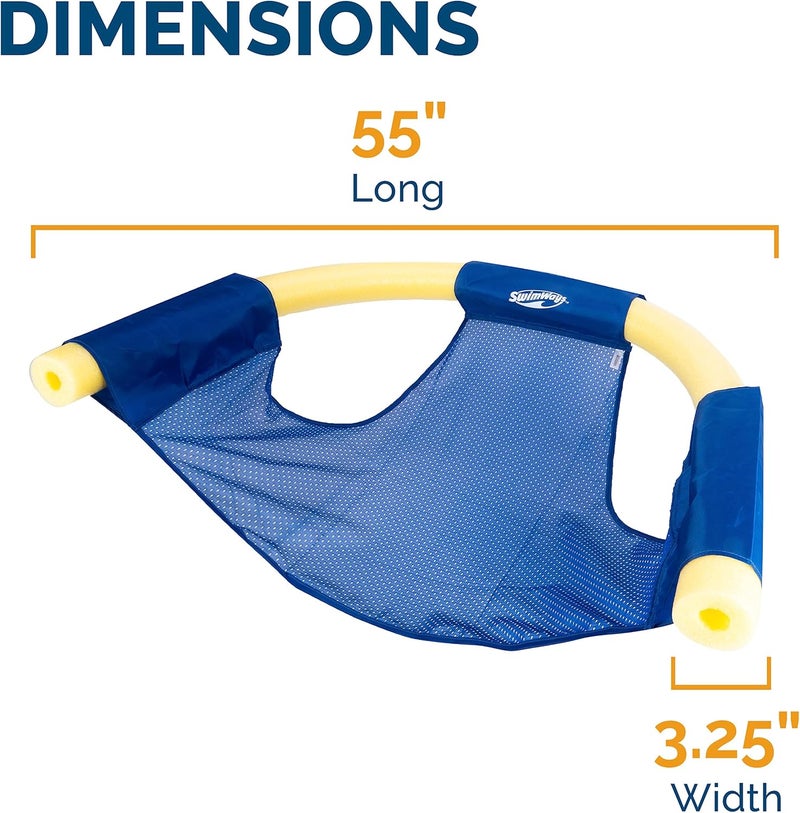 SwimWays Noodle Sling - Floating Pool Chair (Styles and Colors May Vary) - Image 4