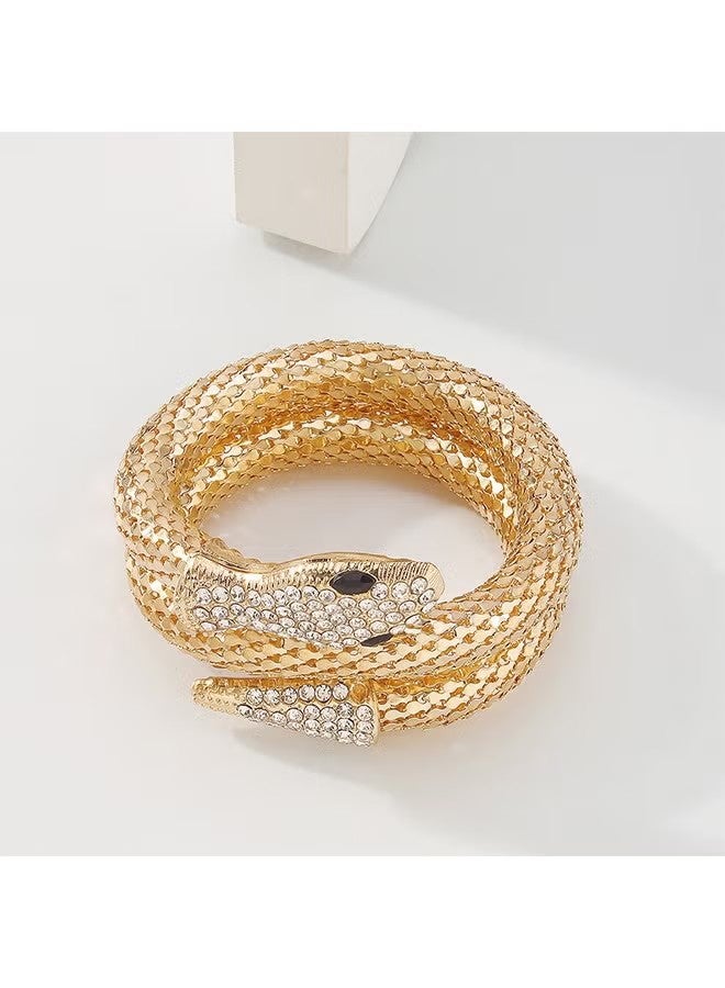 YJ Retro Snake Bendable Necklace, Anti Rust and Anti Fading 14k Gold Plated Necklace, Fashion Jewelry Gift (Golden) - Image 5
