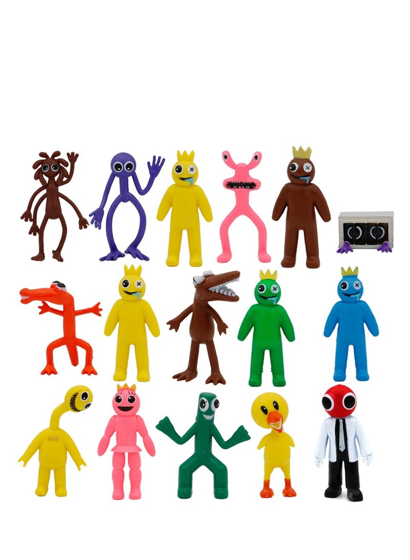 Rainbow Friends Toy Set Color Box Edition, Rainbow Friends Display Box + Color Bag 24 Random Doll Toy Ornaments, PVC Model Children's Gifts - Image 2