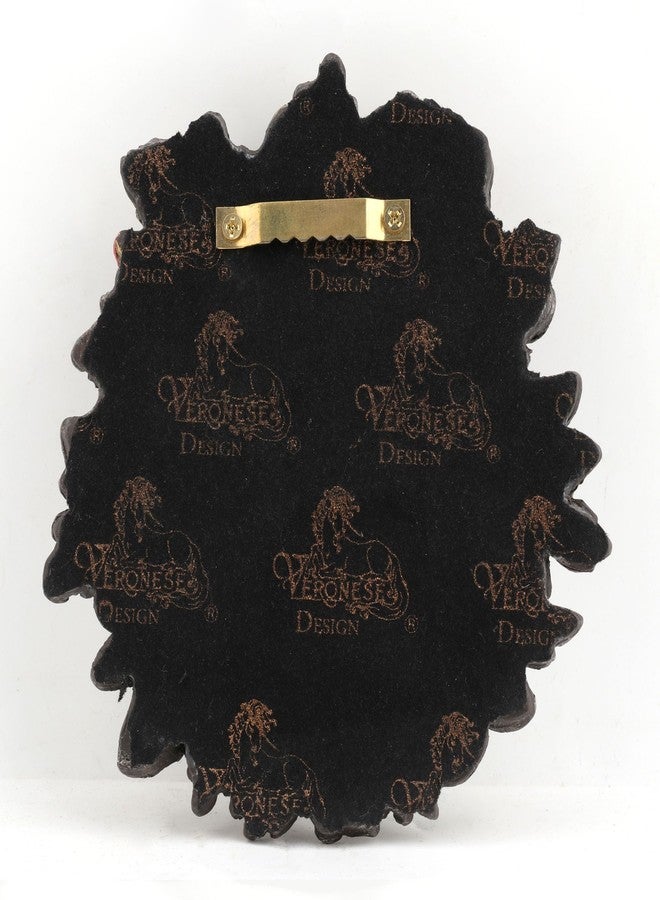 فيرونيز ديزاين لوحة جدارية من الراتنج مطلية يدويًا بتصميم فيرونيز، مقاس 5 1/8 بوصة، تمثل رجلًا أخضر بمناسبة الانقلاب الصيفي. - Image 4