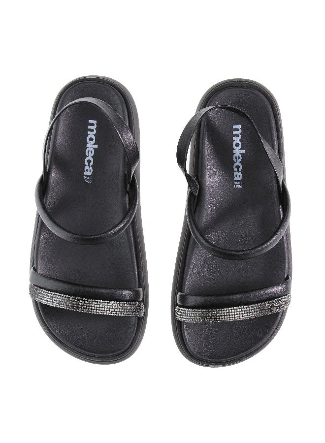 موليكا صنادل مسطحة للنساء - صنادل مسطحة أنيقة ونعال مسطحة مريحة للسيدات - Image 3