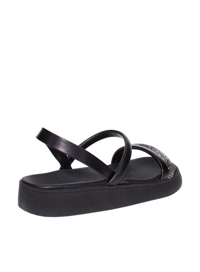 موليكا صنادل مسطحة للنساء - صنادل مسطحة أنيقة ونعال مسطحة مريحة للسيدات - Image 1