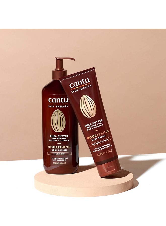 Cantu Skincare Shea Butter Nourishing Body Cream, 240 ml Clear - Image 4