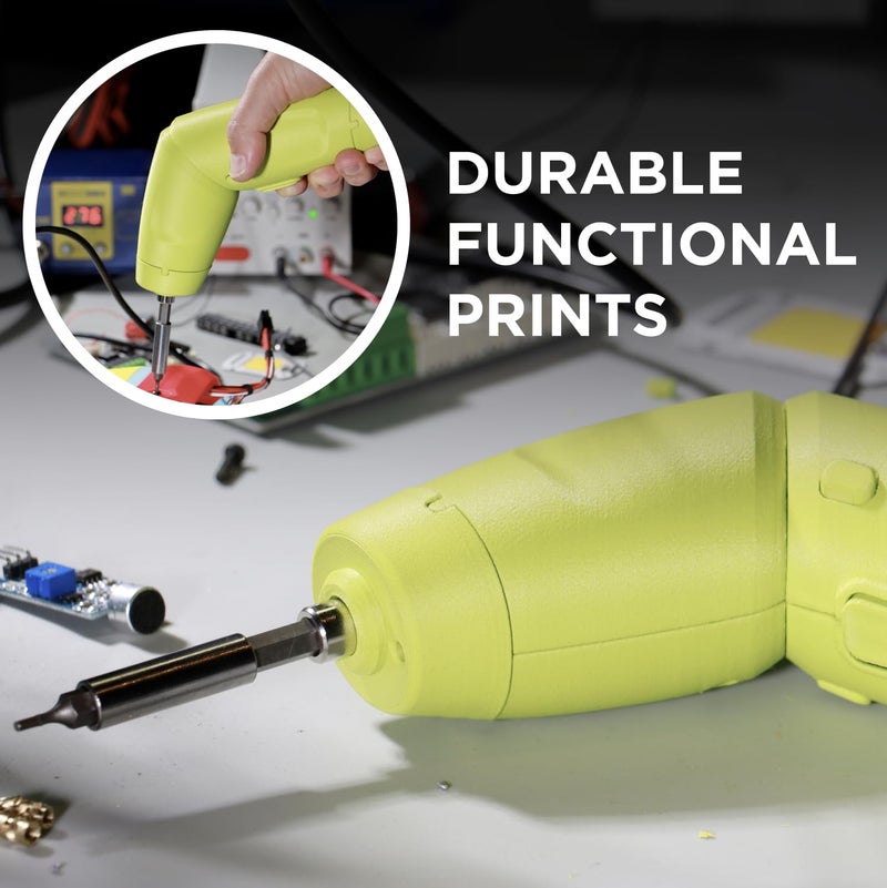 Polymaker HT-PLA-GF Filament 1.75mm Power Tool Green, High Temp PLA for 3D Printing, Heat Resistant to 150Â°C, Easy to Print, Easy to Anneal, Works with Most FDM Printers, 1kg Spool - Image 4