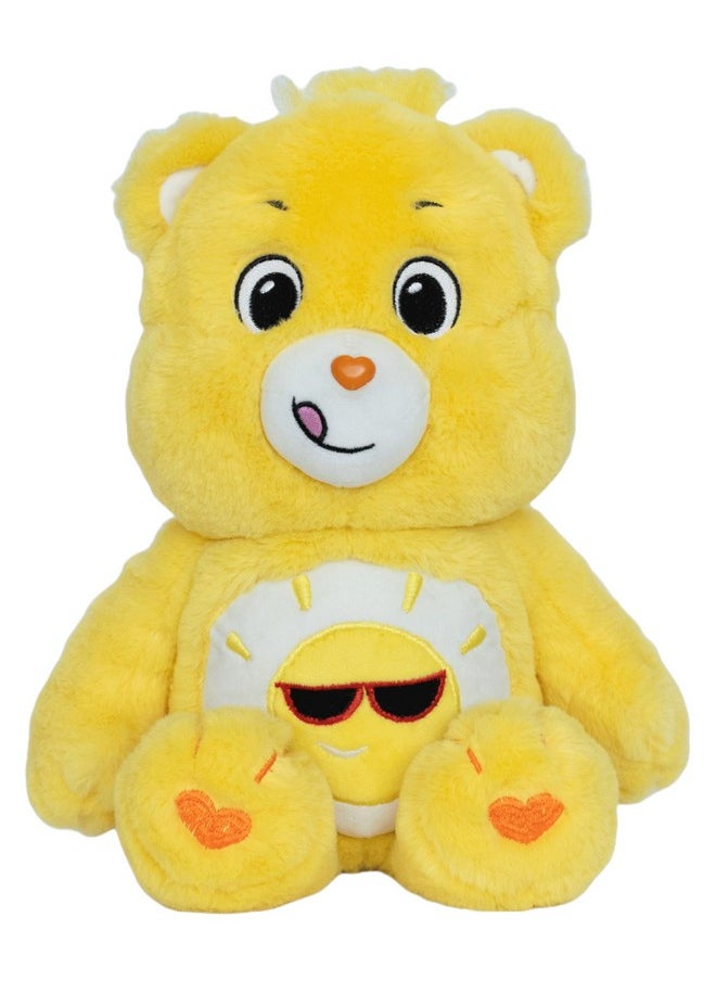 Mirada - Mirada Care Bears Funshine Bear - Yellow Plushie Perfect Stuffed Animal, Birthday Gift, Super Soft and Cuddly - Good for Girls and Boys, Collectors - 35cm - Image 1